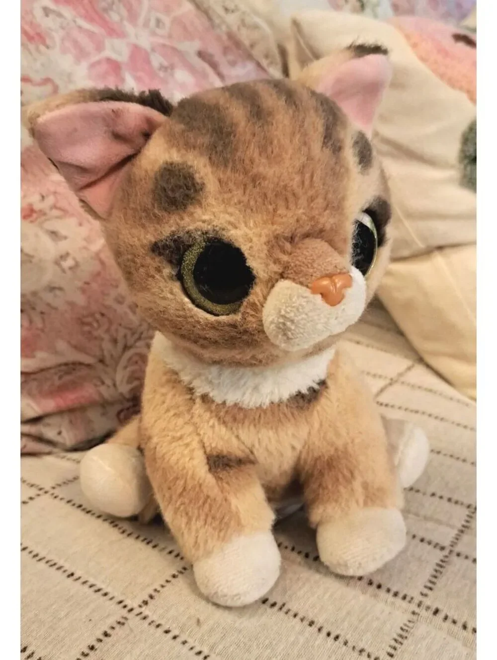 Pets Alive Smitten Kitten Ginger Purring Plush Toy 7